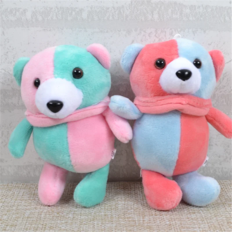 1Pcs New Cute 11Cm Animal Bear Plush Doll Cartoon Color Matching Bear Plush Pendant Doll Boy 1 1Pcs New Cute 11Cm Animal Bear Plush Doll Cartoon Color Matching Bear Plush Pendant Doll Boy 5
