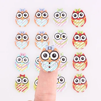

Owl 2Hole Wooden Mixed Buttons Christmas DIY Decor Child Clothes Sewing Buttons Crafts Scrapbooking Accessories Decorativos E