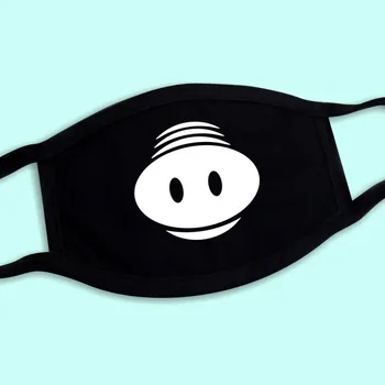 

2020 Pig Nose Explosion Models Dustproof Warm Unisex Black Mask High Quality Cotton Cosplay Costume Mask DIY Party Decorations