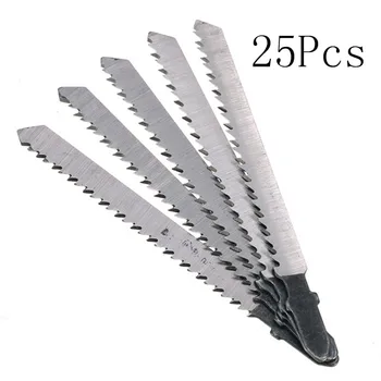 

25Pcs/Set Jigsaw Reciprocating Saw Blades Clean Cutting High Carbon Steel Jig Saw For DEWALT Woodwork Power Tools Accessories