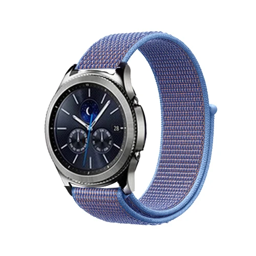 31-ccrulcan Ремешок 22 мм 20 мм для samsung galaxy watch active 2 46 мм 42 мм gear S3/S2 Frontier/Classic huawei watch gt 2 Amazfit bip band - Цвет ремешка: 31-ccrulcan