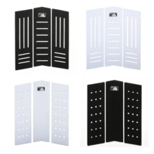 

3 Piece Stomp Pad Surfboard EVA Traction Pad with 3M Adhesive Professional Tail Pad/Surfboards, Shortboards, Longboards