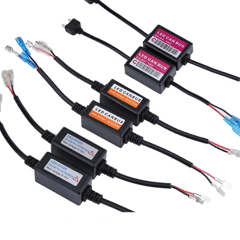 

Automotive 9-36v accessories LED headlamp supercharged decoder H1H3H7H8H9 H11 9005 9006