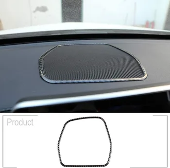

Soft Carbon Fiber Car Dashboard Speaker Paragraph 3D Internal Sticker For Mercedes Benz C Class GLC W205 X253 C180 2016-2019