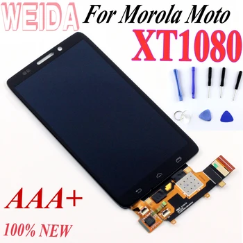 

WEIDA 5.0"For Motorola Moto XT1080 LCD Display Touch Screen Digitizer Assembly XT907 XT905 XT912 XT910 +Free Tool and shipping