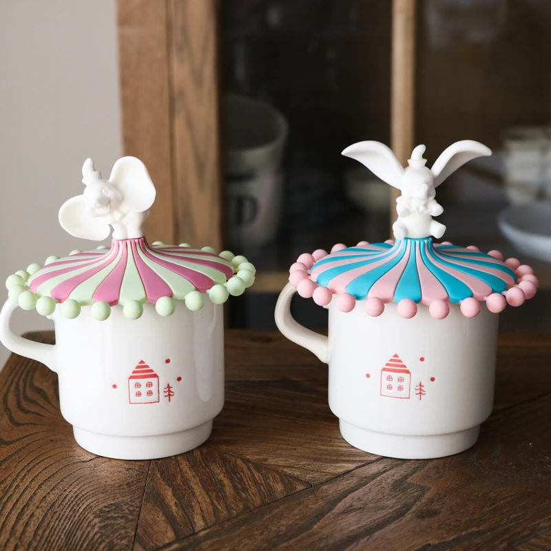 Силиконовая крышка для кофейной чашки Dumbo пылезащитная теплой питьевой воды