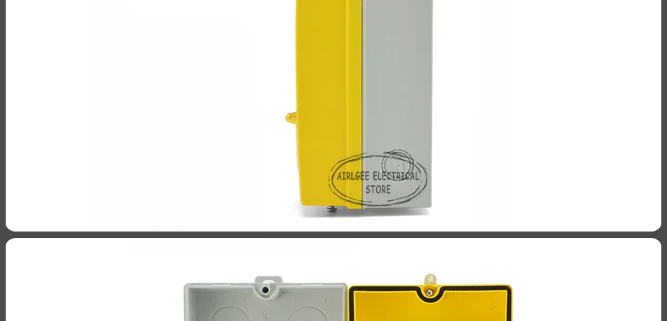 Желтый 4 способа Открытый водонепроницаемый блок питания пластиковый бытовой выключатель распределительная коробка