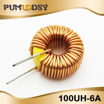 

10PCS Naked 100UH (6A) Toroid Inductor Winding Magnetic Inductance lm2596