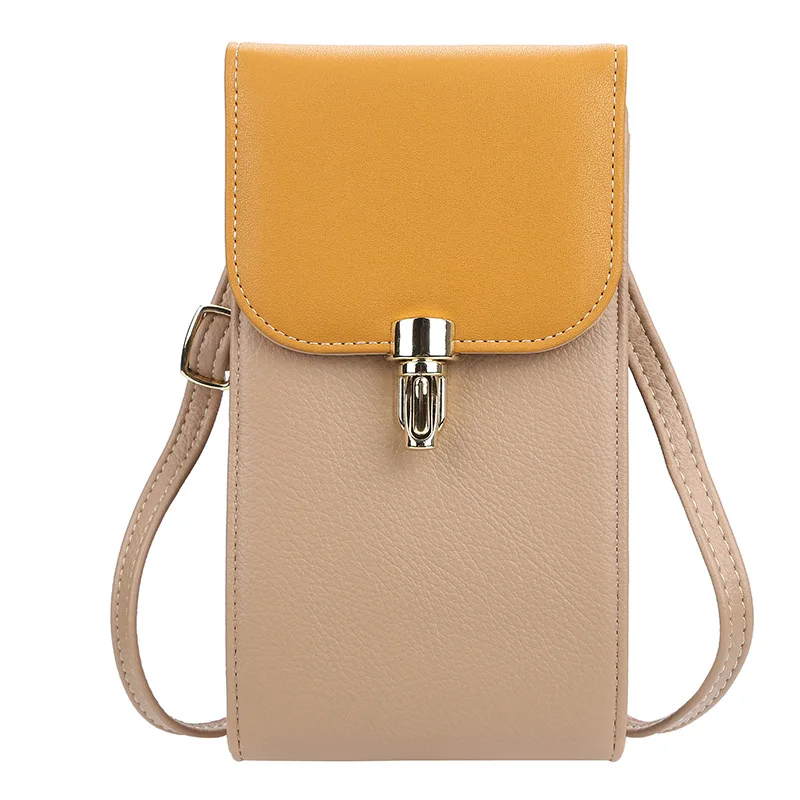 

Brand Mini Crossbody Shoulder Bag Women High Quality Cell Phone Pocket Ladies Purse Clutch Fashion Leather Hasp Handbags Female