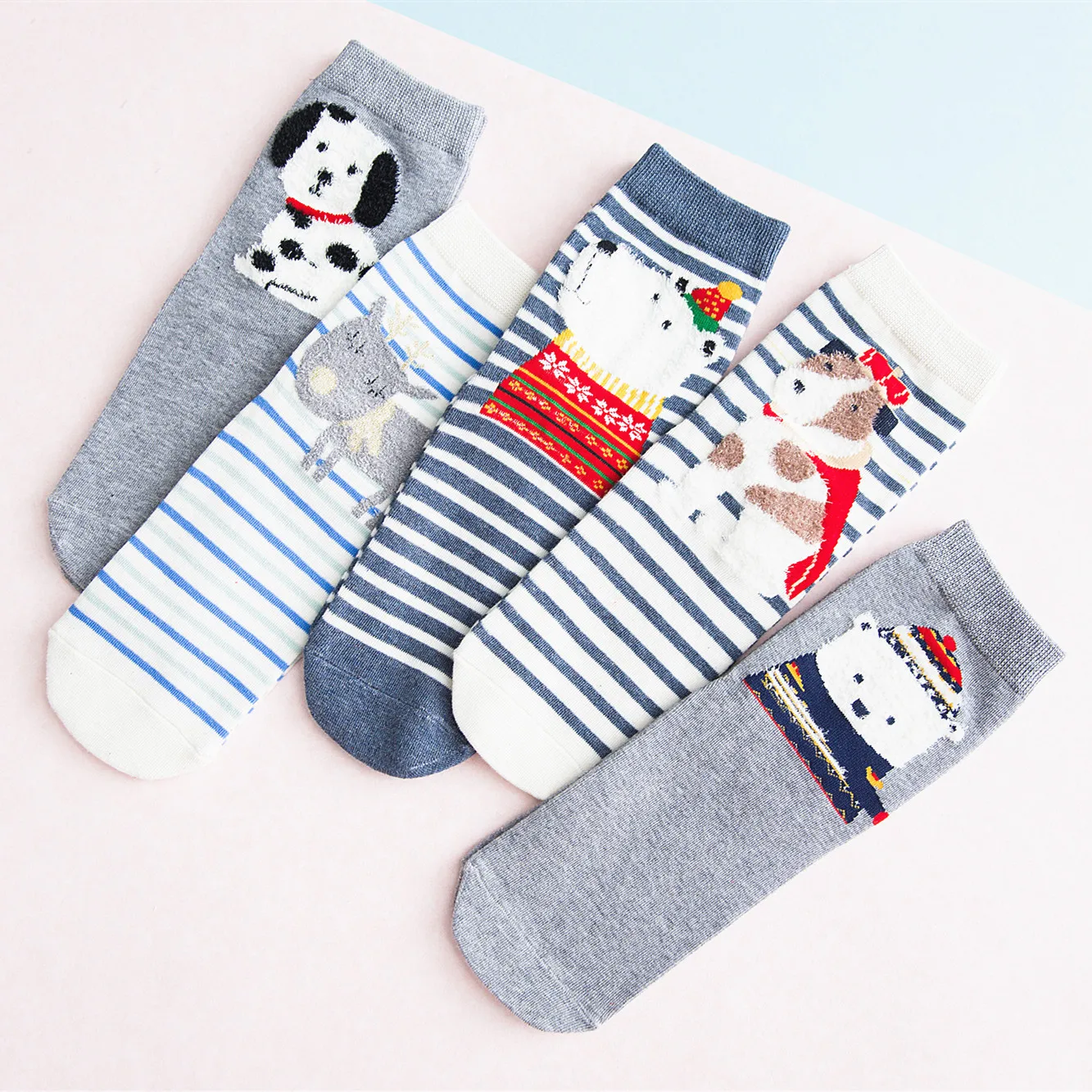 KingDeng Симпатичные Носки Для Девочек Зима Согреться Носок Kawaii Harajuku Новинка Мультфильм Эстетичный Носок Уличная Одежда Корейского Стиля