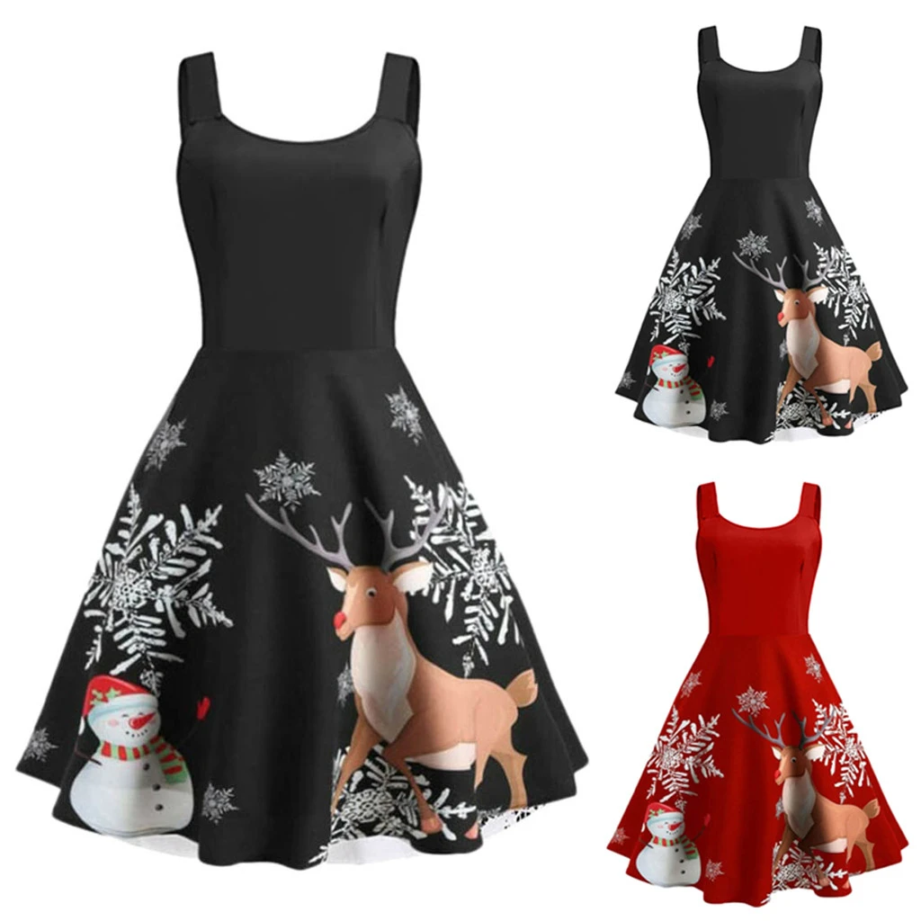 xmas skater dress