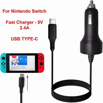 

Car Charger Quick Charge Adapter High Speed For Switch High Speed Car Charger 5V USB Type-C Charging Power Adapter