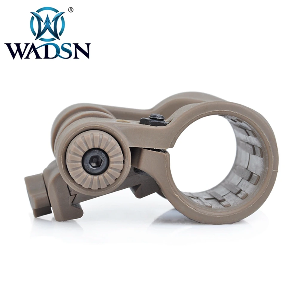 Регулируемый тактический фонарь WADSN SEIGNEER для крепления страйкбола (1 ''диаметр) для удержания 25,4 мм диаметр для 20 мм рельсов WEX340