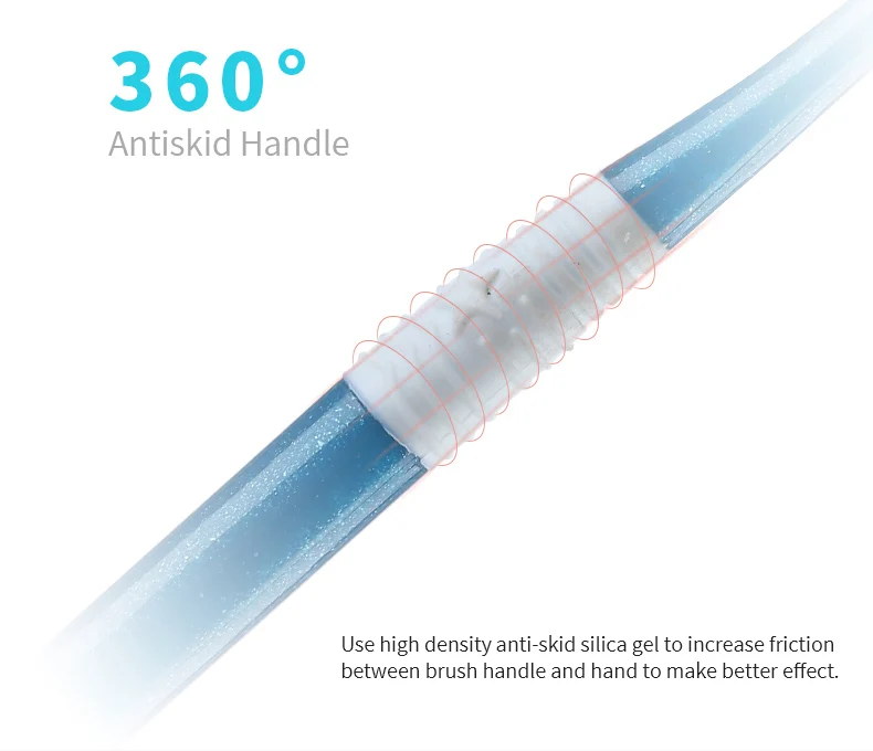 Super Soft Micro-nano Hairy Toothbrush for Women& Adult with Small Head Micron Bristles Toothbrush 1PC