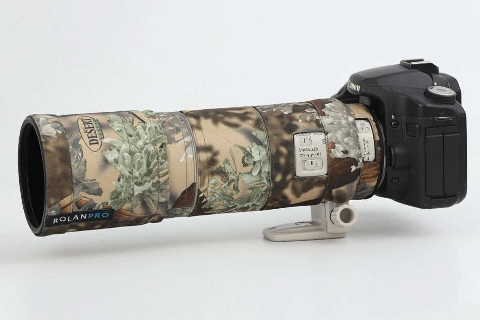 Rolanpro Camouflage Lens Cover for Canon RF 100-300mm F/2.8 L IS USM