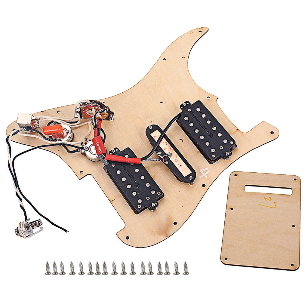 

Prewired Electric Guitar Pickguard HSH Humbuckers Pickup Set
