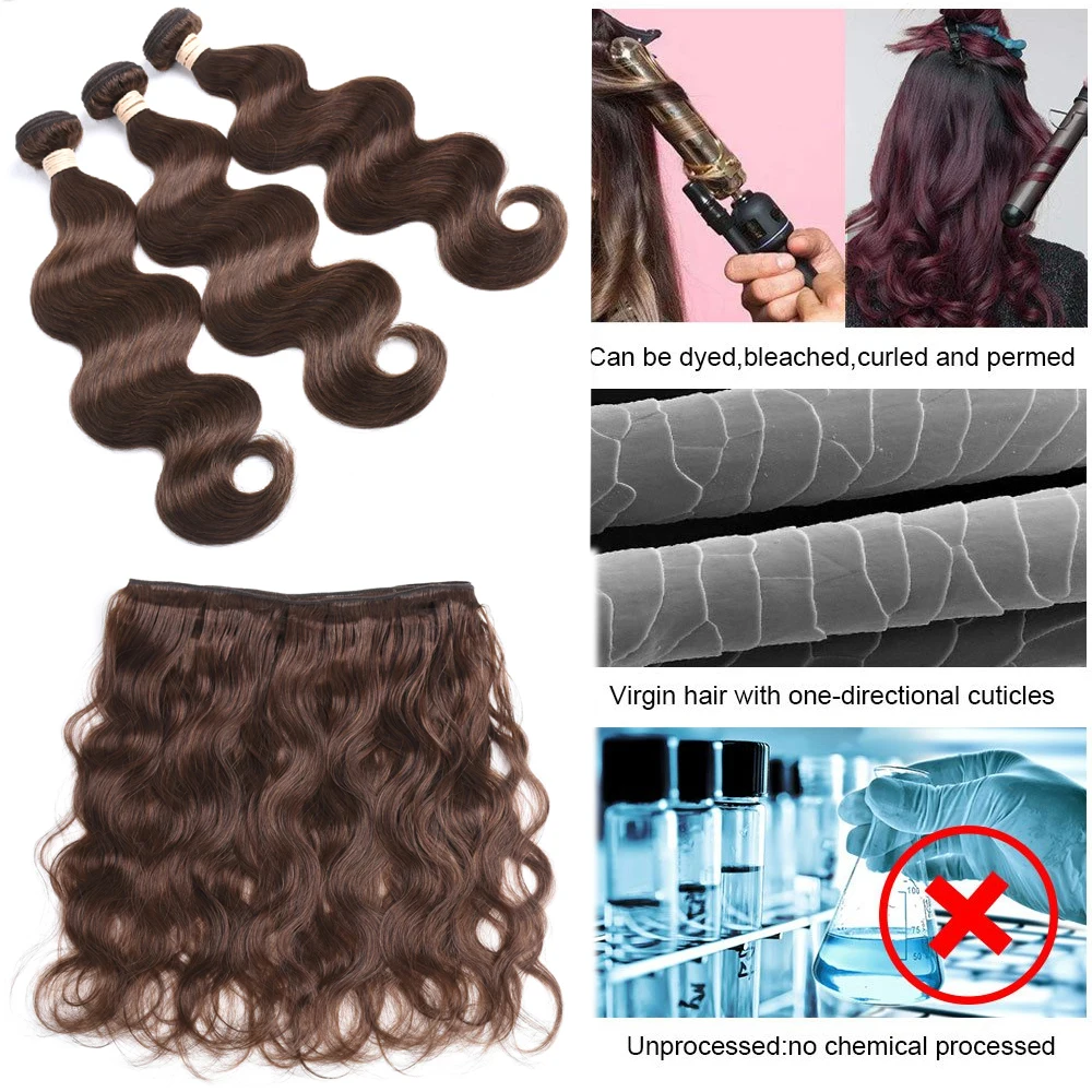 #4 Brazilian Body Wave Bundles With 4x4 Lace Closure Remy Human Hair Extensions Straight Bundles With Lace human hair extensions,human hair bundles