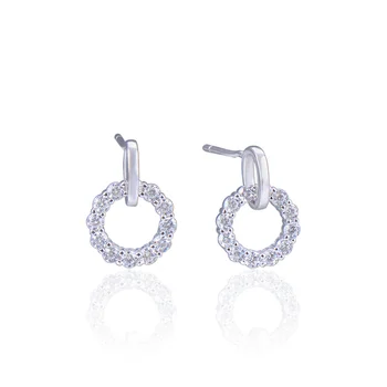 

Hot Sale Fashion S925 Sterling Silver Earrings Simple Sweet Ear Jewelry for Mother Day Female Birthday Jewelry CHD001203
