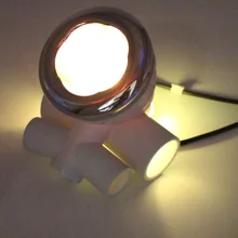 10 шт. встраиваемые водонепроницаемый RGB из светодиодов подводный ванна струей воды из светодиодов свет с 1 шт. свет контроллер и 1 шт. адаптер