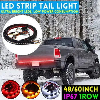 

12V DC 48/60 Inch Car Truck Flexible LED Strip Light Tail Tailgate Light Bar Reverse Brake Driving Turn Signal Lamp