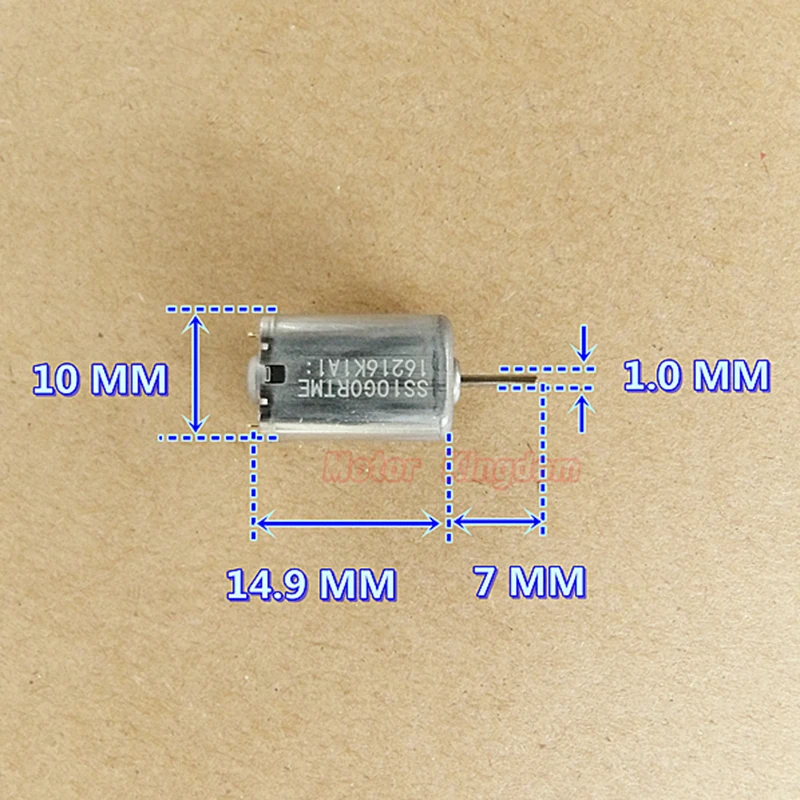 Minebea 10 мм * квадратный микро мотор с источником питания от постоянного тока 6-9V 7 2 V