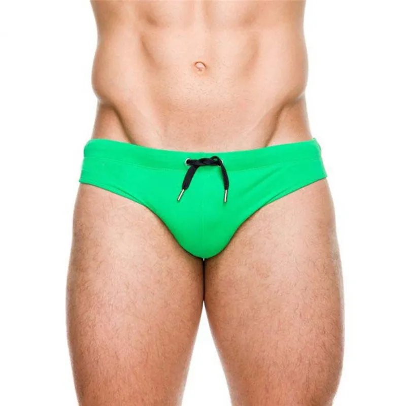 Купальный костюм,, одежда для плавания, S XL M, 567890 см, W-Push Up, мужские плавки, сексуальные плавки для мужчин, пляжная одежда# yk56789g - Цвет: Зеленый