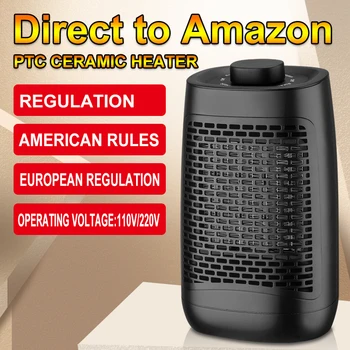 

1200W Portable Electric Fan Heater Warmer Heating Thermostat Electric Winter Heater Air Warmer Heating US/EU/UK Plug