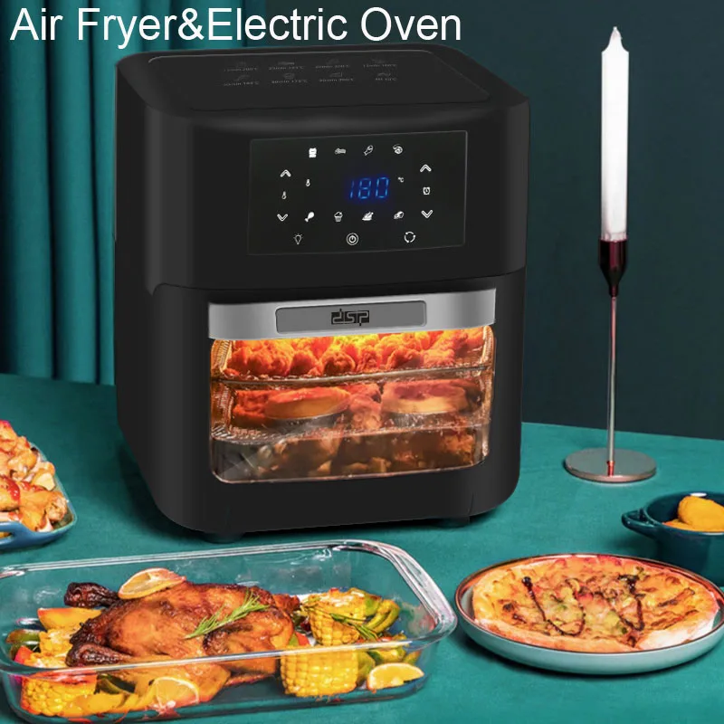 Air Fryer, 13 QT Air Fryer Oven, Rotisserie Oven, 1500W Air Fryer Toaster  Oven
