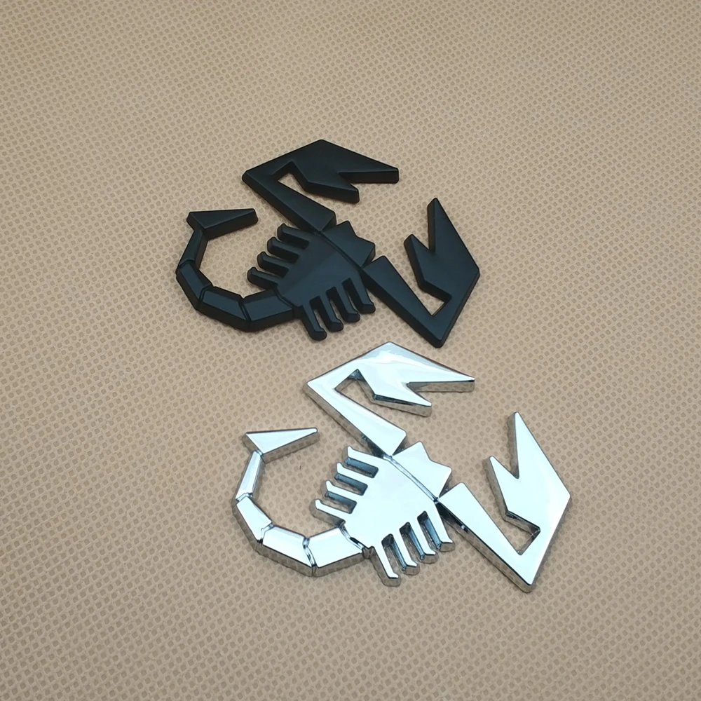 

Car Styling Metal scorpion Emblem Sticker Trunk Fender Door Auto Badge Accessories