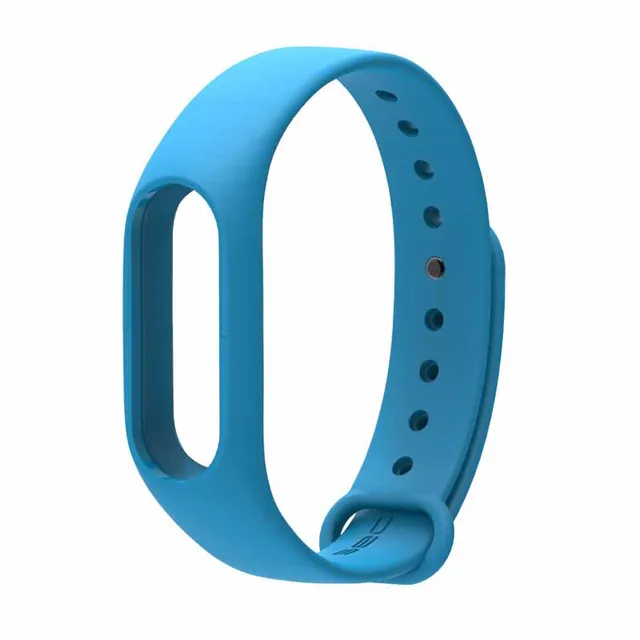 For Mi Band 2 Strap Replacement Bracelet For Xiaomi Band 2 Print Silicone Universal Wristband Colorful Waterproof Watch Band Blue