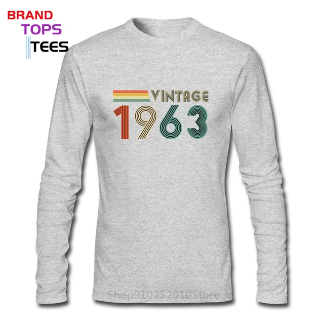 קלאסי חולצה 1963 לידה שנה tshirts אופנה 
