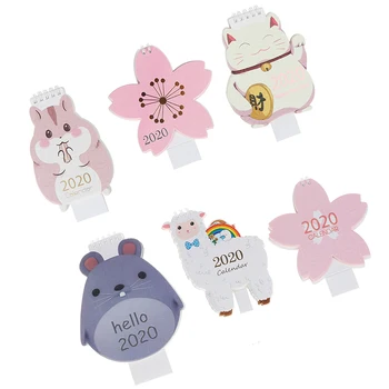 

Memo Planner Daily Schedule 2020 Cartoon Table Desktop Calendar Cute Sheep Shape