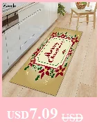Zeegle коврик с рождественским дизайном, мягкий длинный кухонный коврик, коврик для прихожей, коврик для гостиной, нескользящий коврик для ванной комнаты, коврик для душа