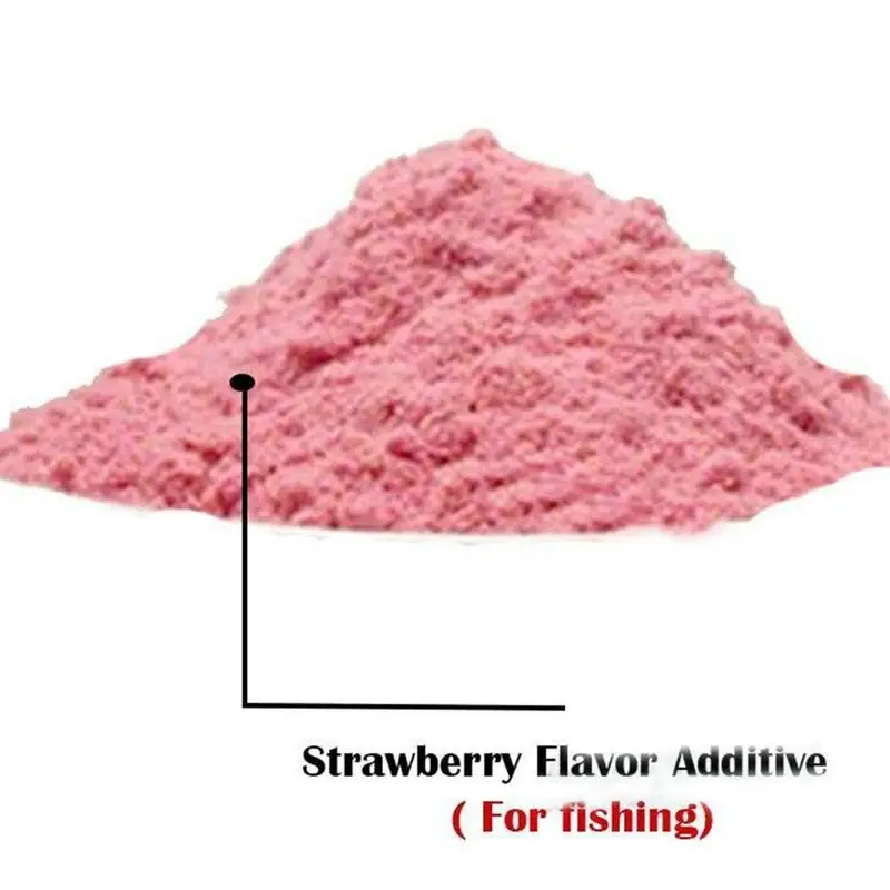 1 мешок, 20 г, добавка с ароматом клубники для ловли карпа, грунтовые приманки, ароматизаторы, приманки для ловли карпа с ароматом, приманки для ловли карпа