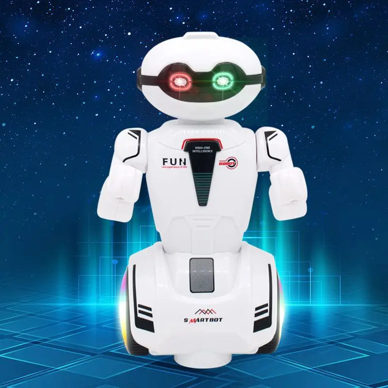 

New Style Electric Universal Robot Music Lights Dancing Dynamic Robot CHILDREN'S Toy Stall Hot Selling