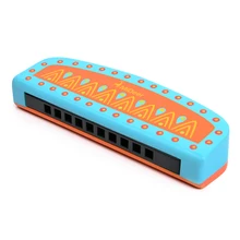 Игрушка гармоника, детская игрушка, детский студенческий инструмент, губная гармошка, Пластиковые Музыкальные инструменты для детей, набор BB50YQ