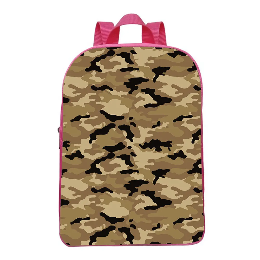 Kids Camouflage Mini Backpack Kindergarten Bags Toddler Cartoon Rucksack Girls Boys Daily School Bag Mochila