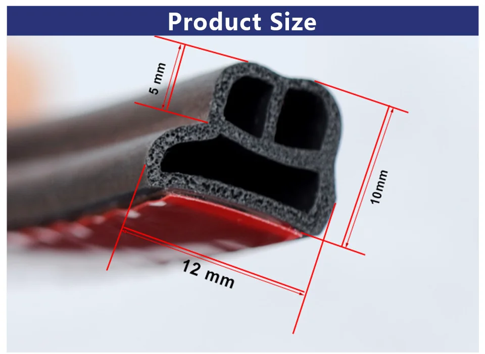 Уплотнение двери автомобиля l-образная уплотнительная полоса 2-8 м Bd форма резиновая уплотнительная полоса водонепроницаемый пылезащитный шумоизоляционный уплотнитель для автомобиля