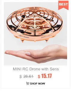 MINI RC Drone with Sensors 2.4G 4CH Quadcopter Gyro Fly Ball Smart No remote control Shatterproof Pocket UFO safe Toys for Kids
