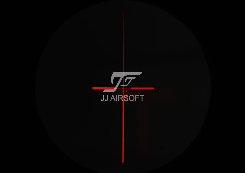 JJ страйкбол ACOG Стиль 4x32 область полное освещение w QD крепление и мини красная точка(черный/коричневый