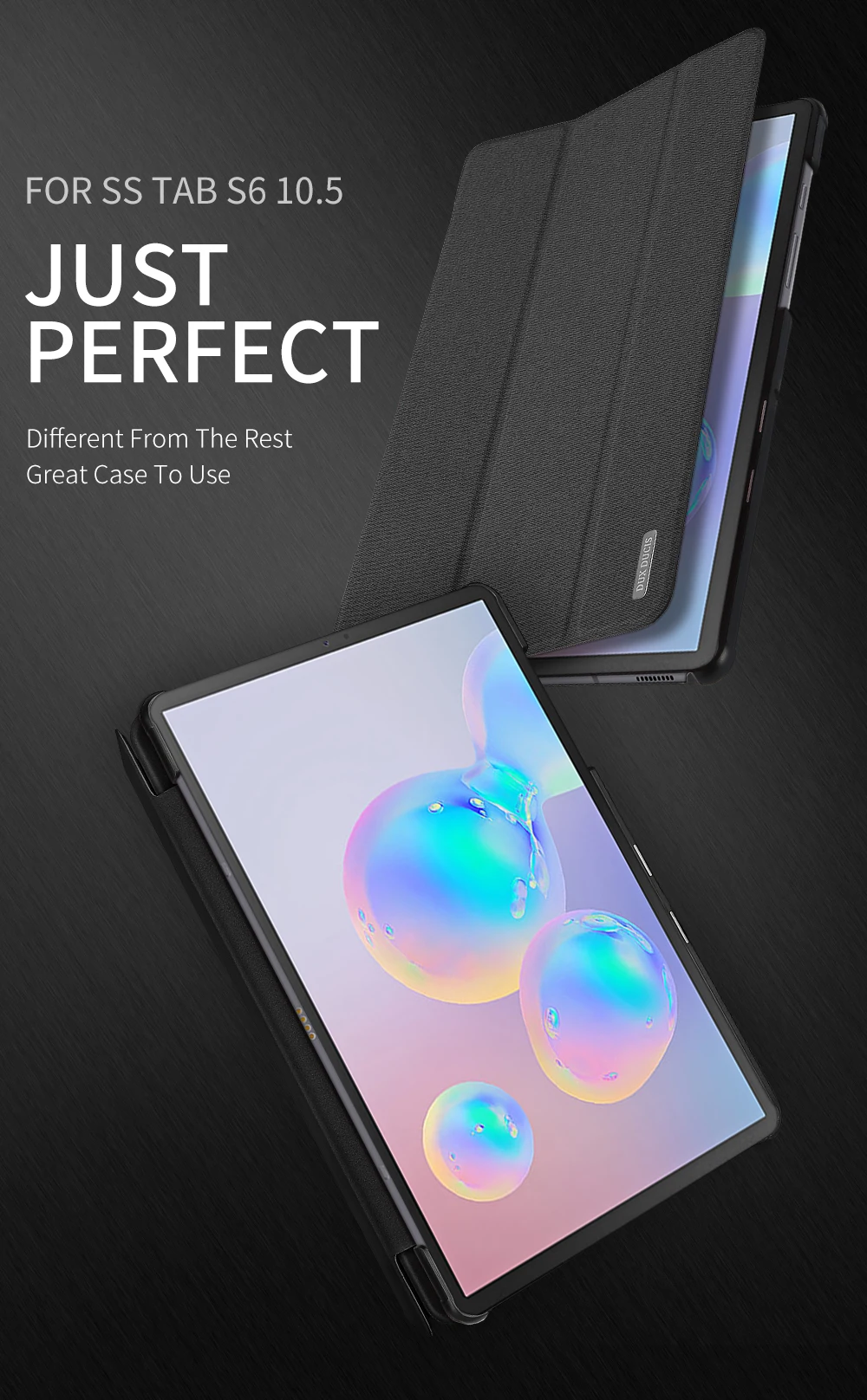 Флип-чехол для samsung TAB S6 10,5 sm-T860 sm-T865 из кожи ПУ и ПК ударопрочный защитный чехол-подставка для планшета