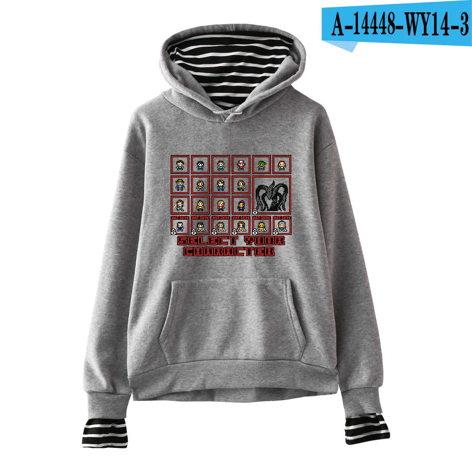 gray Странные Вещи Hoodeis для мужчин и женщин модная уличная Толстовка поддельные два предмета дизайн популярные толстовки осень Мальчики девушки толстовки - Цвет: gray