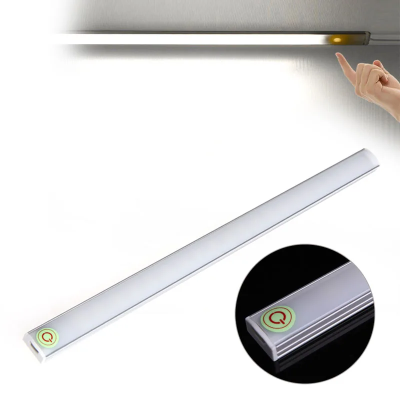  Dimmable 30CM USB LED Touch Sensor Light Strip Cabinet Wardrobe Cupboard Lamp #K4U3X# - 32827166155