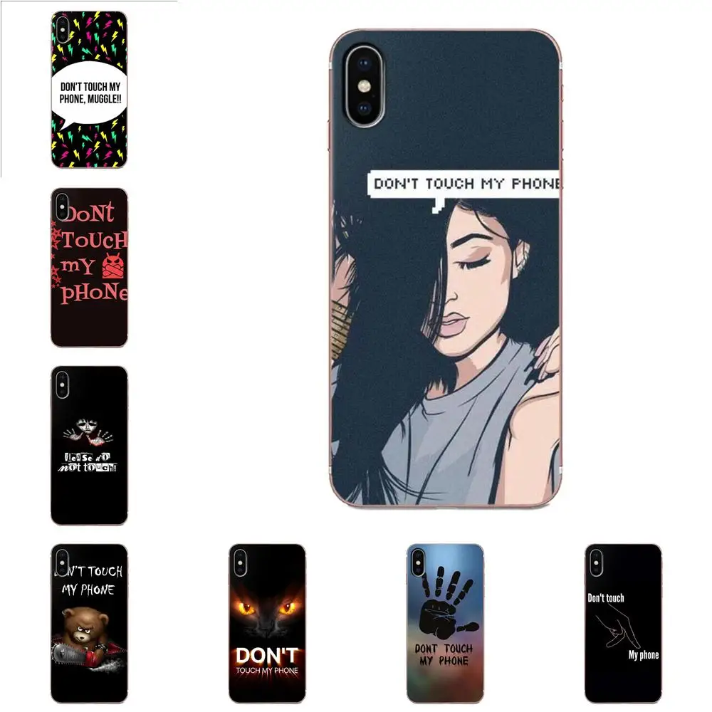 Чехол Funny Don't Touch My для Motorola G G2 G3 G4 G5 G6 G7 Plus Xiaomi Redmi Note 8 8A 8T 10 K30 Pro Мягкий ТПУ