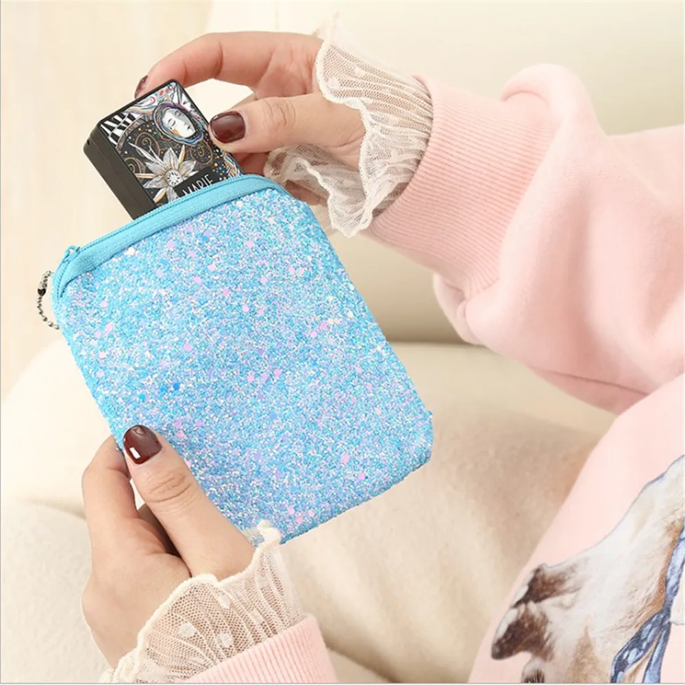Модная Русалка блёстки монета кошелек мини-бумажник для девочек блестящая сумка для женщин вечерние клатч на молнии сумка для наушников посылка