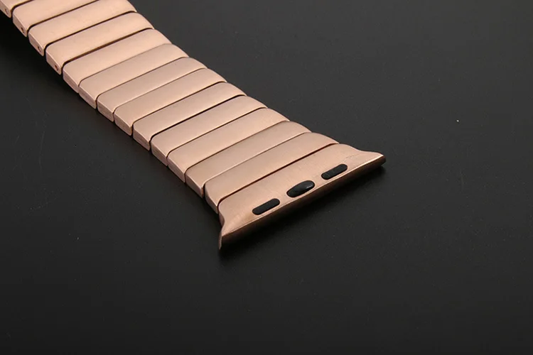 Ремешок из нержавеющей стали для Apple Watch band 5 44 мм 40 мм для iWatch band 4 3 2 1 42 мм/38 мм Металлическая петля для браслета с бабочкой
