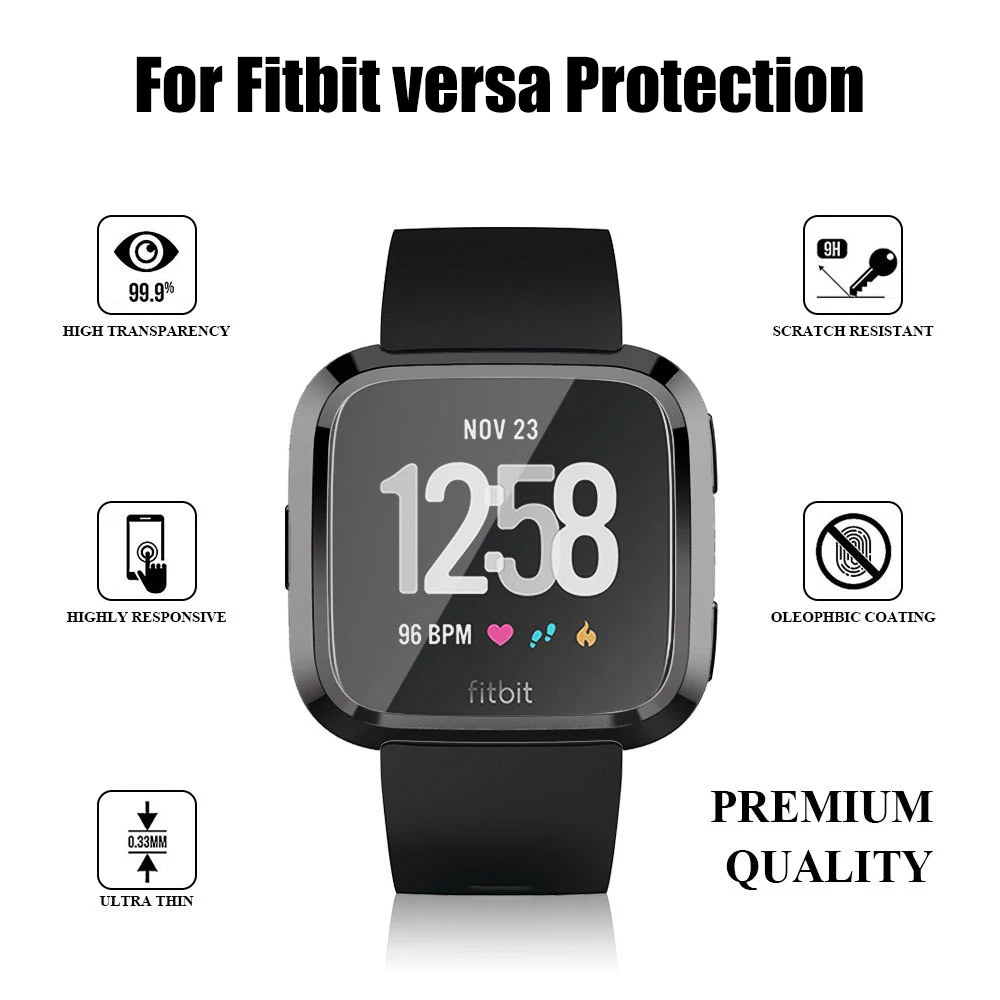 Чехол для Fitbit Versa/Versa 2/Versa Lite чехол на ремешок защита экрана аксессуары умных часов
