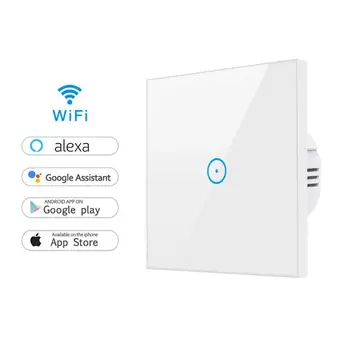 

IOS Android App Controlled Light Switch UK/EU Smart Wifi Light Switch