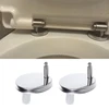 2Pcs Top Fix WC Toilet Seat Hinges Fittings Quick Release Hinge Screw Drop Shipping ► Photo 1/6
