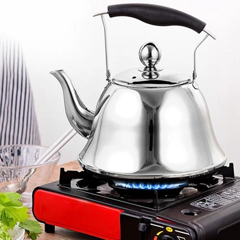 

NEW-Whistling Kettle for Gas Stove 2L Steel Whistle Tea Kettle Water Bottle
